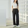 Li Ning Sports Fashion Series Letter Embroidery Cuffed Sweatpants Women Sweatpants Black AKLR544-1