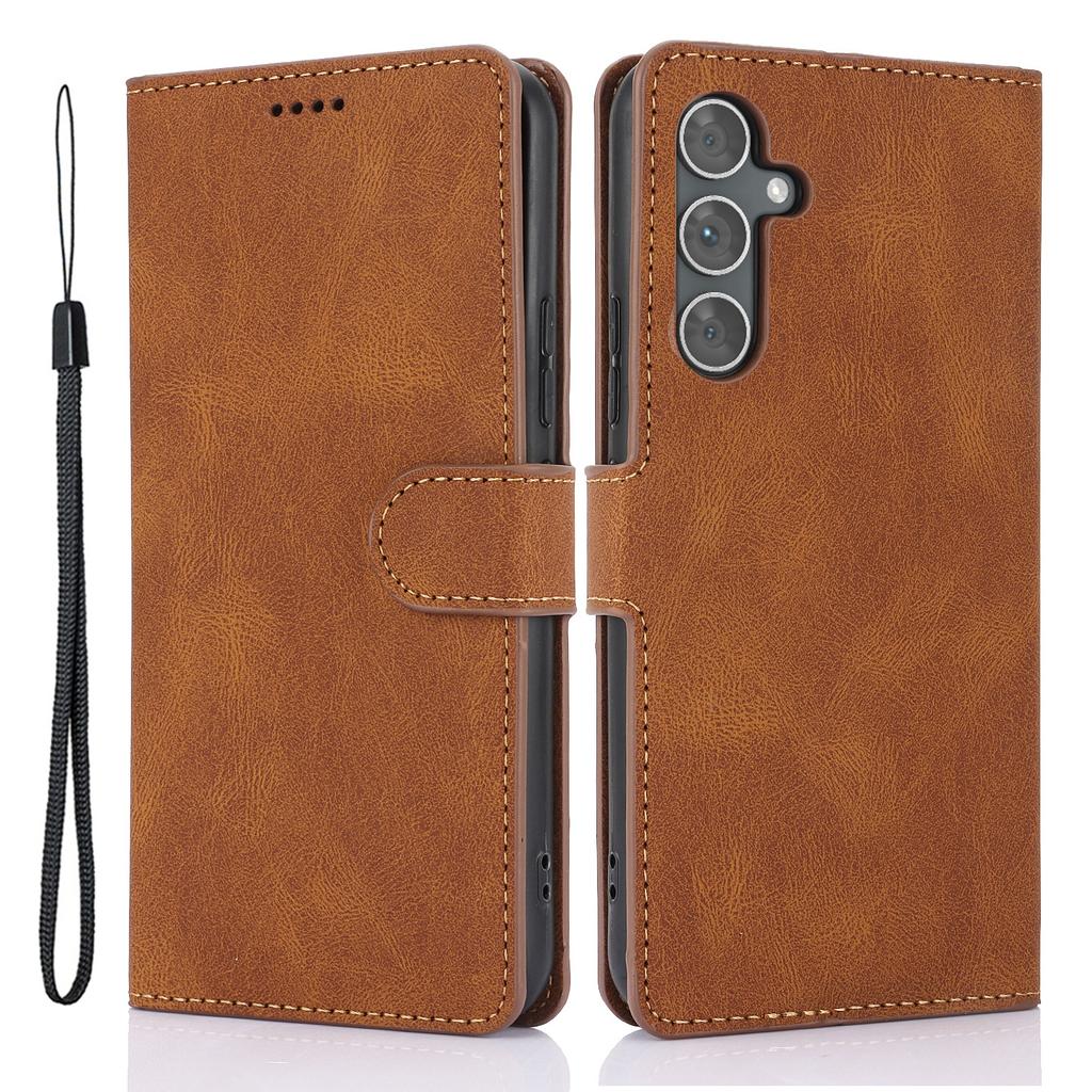 For Samsung Galaxy A55 5G Phone Case Wallet Leather Stand Cover
