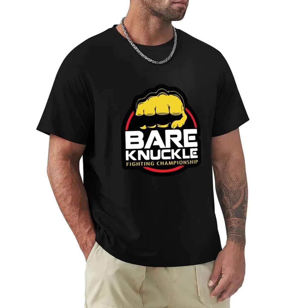Bare Knuckle Fighting Championship Presente Camiseta Vintage Camisetas Rapper Graphic Tees Camiseta Masculina Designer