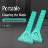 Upgraded Heavy Duty Aluminum Alloy Putty Knife with Thick Black Blade for De-gluing Floor Tiles and Kitchen Use