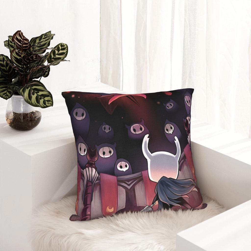 Hollow Knight Funny Games Pillow Covers Merch Printing Cushion Cover Decorations  Pillow Case Cover Home Multiple Sizes