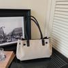 Commuter Shoulder Bag Contrast Color Tote Bag Women's Large Capacity Underarm Bag