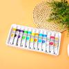 12-Color Kids' Paint Set: Waterproof, Sunproof, Squeeze-Type Hand-Painting Kit