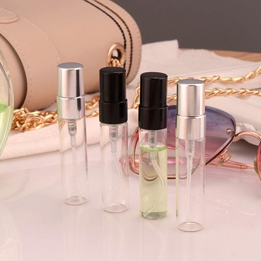 Gold Silver Cap Cosmetic Container Perfume Atomizer Spray Bottle Refillable Glass Bottle