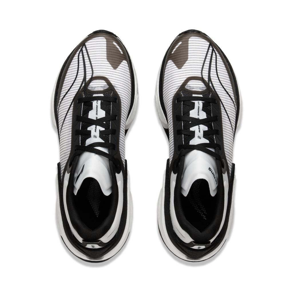 Li Ning Absolute Shadow 3 Essensiell Teknologi Profesjonell Racing Trening Løpesko Herre Joggesko Hvit Svart ARRV003-4
