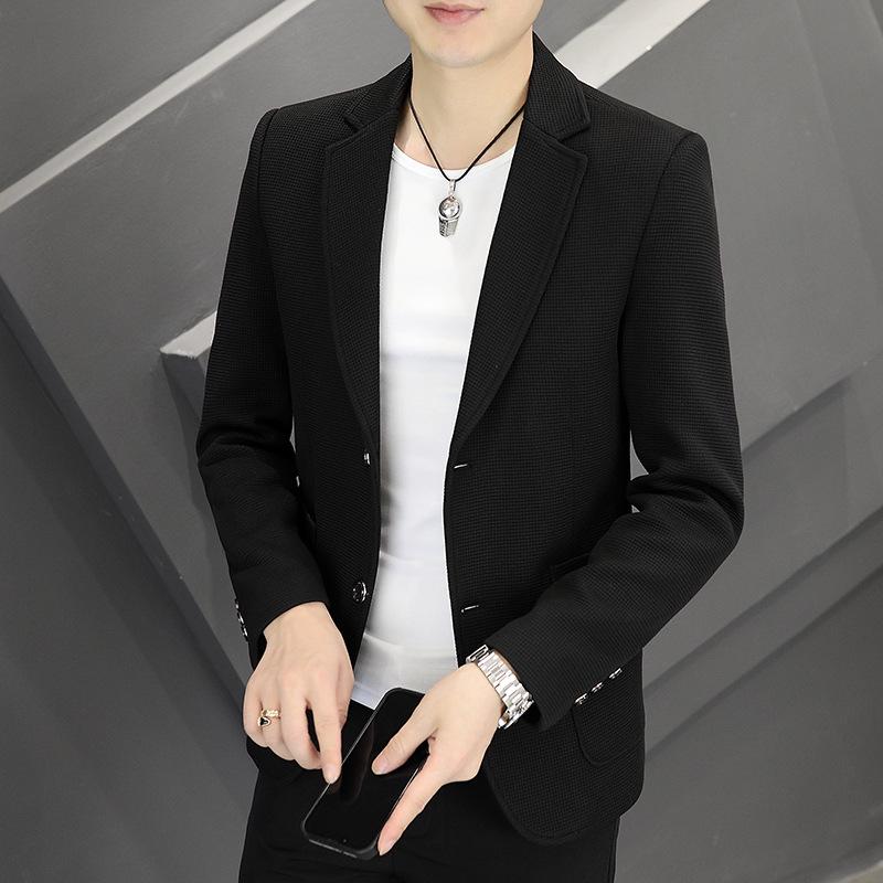 2023 Men's Formal & Casual Suit Jackets: Trendy, Versatile, Loose-Fit for Spring & Autumn