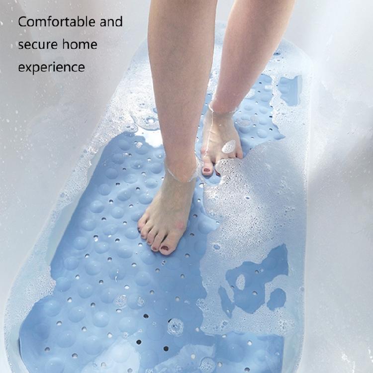 Comfort PVC Bathtubs Mats Suction Cup Stability, AntiSlip Water Proof Shower Bath Mats for Elderly and Children