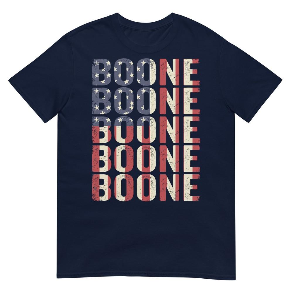 Boone American Flag Distressed Vintage Tshirt S