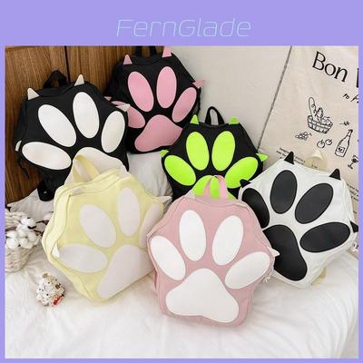 Adorable Cat Paw Design Cartoon Student Backpack For Kids In Sweet Colors And Styles