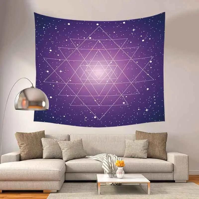 Tapestry Bedspread Yoga Mat Blanket Colorful Mandala   Home Decor Wall Hanging