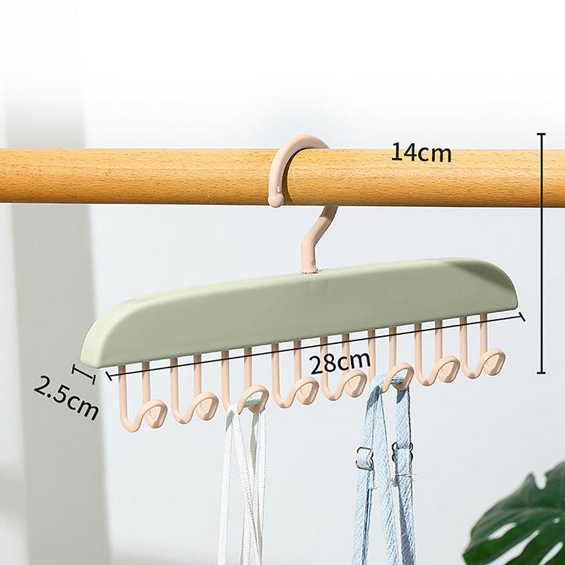 Sling Wave Hanger Bowtie Belt Hook Multifunctional Scarf Holder Clothes Underwear Non-Slip Storage Rack Hanger Hooks