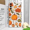 Cartoon Autumn Pumpkin Fall Maple Leaf Halloween Phone Case for Samsung Galaxy A55 A54 A53 A14 A16 A36 A35 A13 15 A25 Soft Cover