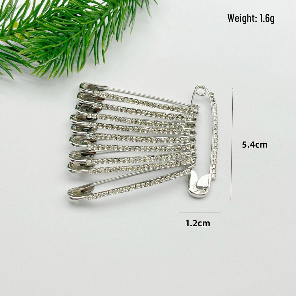 Pants Waist Pin & Brooch: Prevent Exposure, Decorate, Secure Headscarves, Tighten Waist, Cardigans – Popular in Southeast Asia for Women