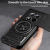 KEYSION Magnetic Phone Case for Redmi Note 15 Pro+ 5G 15 Pro 4G 5G Slide Camera Protection Upright Kickstand Ring Shockproof Back Cover