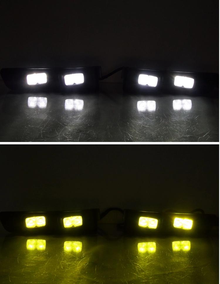 Compatible High Beam Projector & Daytime Running Fog Lights for 2021-2025 Ford Bronco