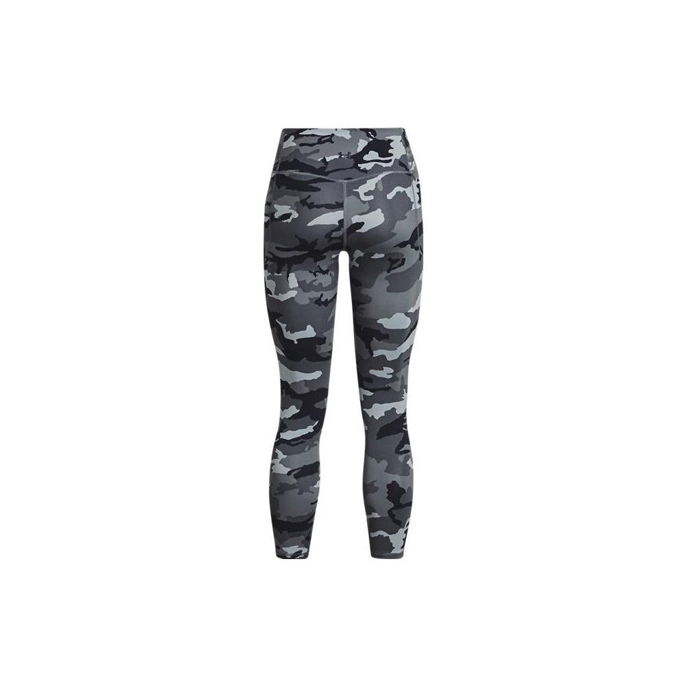 Under Armour Meridian Camouflage Training Tight Nine-Point Sports Pants Women Bottoms Blue 1379164-465