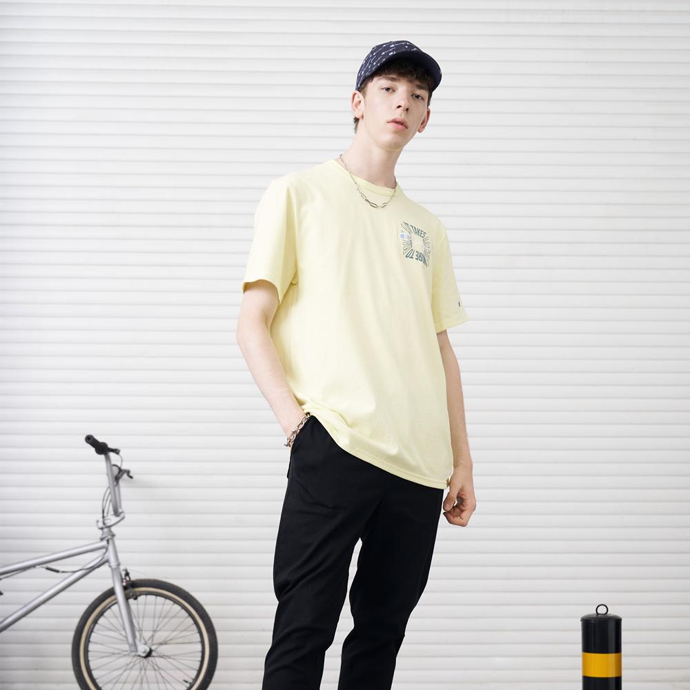 Champion Crew Neck Fitted Straight Fit Short Sleeved T Shirt US Version Unisex UM-TTS02