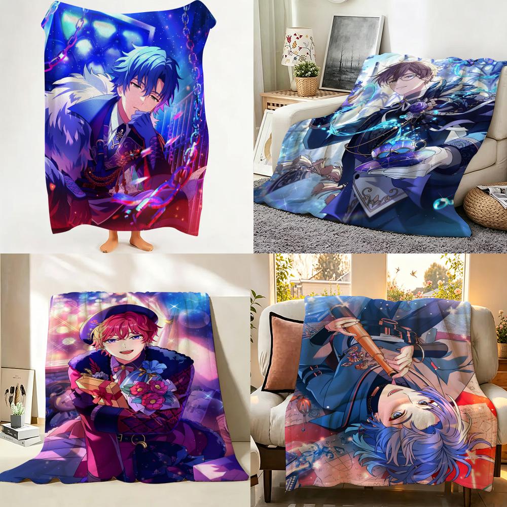 Novel W Wizard's P Promise Flannel Blanket Suitable for Sofa Living Room Bedroom
