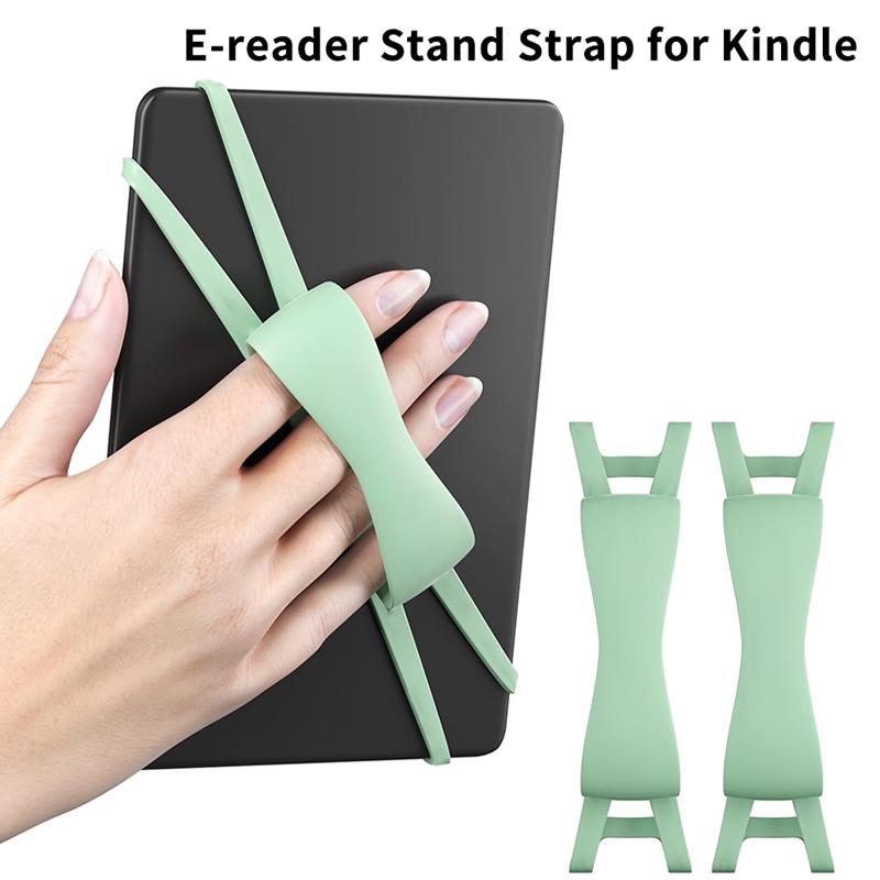 Anti-Slip Silicone Soft Hand Strap Grip For 4.7-8" Kindle Ereaders Tablet For Kindle Kobo Lenovo Sony Kindle E-Book Tablet Stand