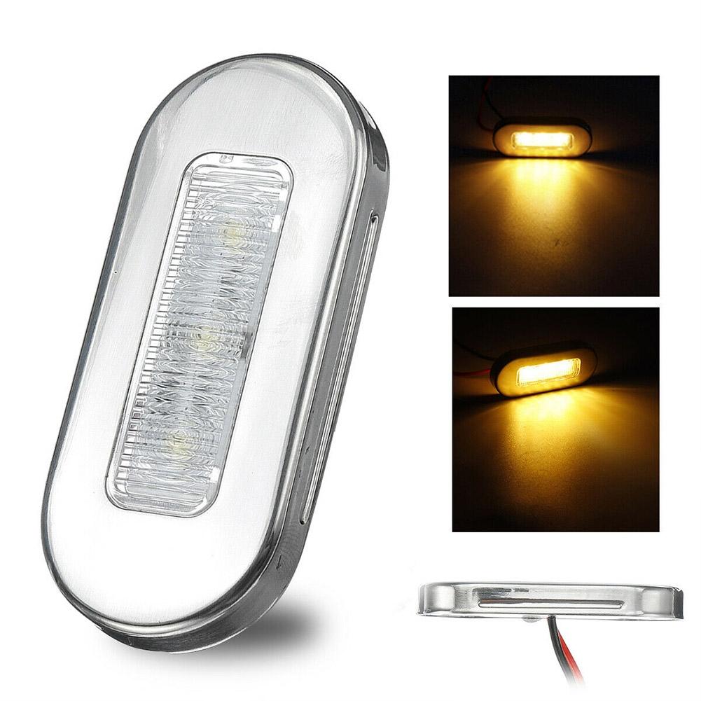 Waterproof Marker Light Yacht Marine Boat 3 LED 4x