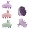Silicone Shampoo Scalp Hair Massager Head Body Scalp Massage Brush Scalp Massage Brush Comb Magic Handle Brush Spa Massage Brush
