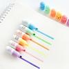 6 Stück / Packung Niedliche Pillen-Mini-Highlighter-Marker Zeichenstifte Schulbürobedarf Kinder Schüler Schreibwaren