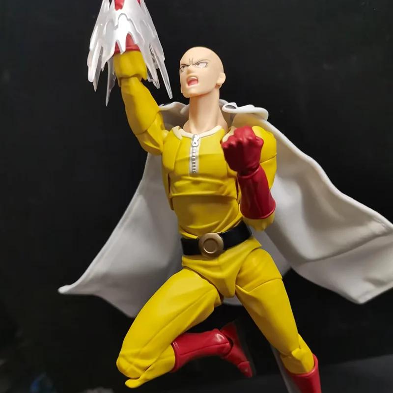 KAIYODO Revoltech Amazing Yamaguchi One Punch Man Action Figures: Saitama & Genos Movable POLYVINYL CHLORIDE Miniature Statue Animation Plaything