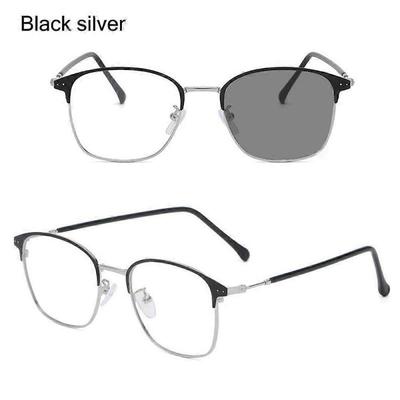 Blaulichtfilternde photochrome Brille Herren Damen UV400 Sonnenbrille Strahlenschutzgläser Computerbrille Gaming-Brille