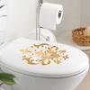 Patterned Toilet with Bathroom Bathroom Home Decoration Wall Sticker
