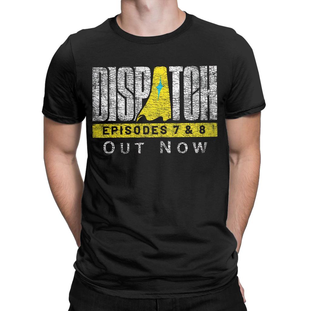Graphic Printed Dispatch Video Game T Shirt For Unisex  100% Cotton Tee Shirt Short Sleeve Tops