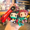 Anime Demon Slayer Kamado Tanjiro Blade Bracelet Perfect Keychain Car Cute Backpack Pendant Bag Accessory Perfect Keychain