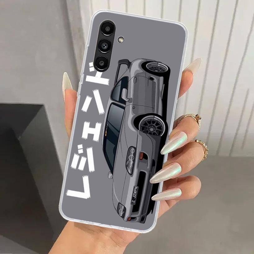 JDM Tokyo Drift Sports Car Phone Case for Samsung Galaxy A17 A16 A26 A36 A56 A15 A25 A35 A55 A14 A24 A34 A54 A13 A23 A33 A53 A05