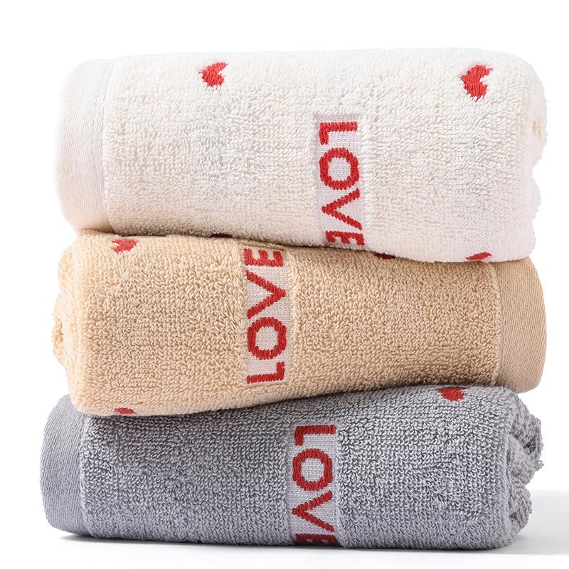 Soft, Thick Pure Cotton Face Towels - Absorbent and Gentle for Adults