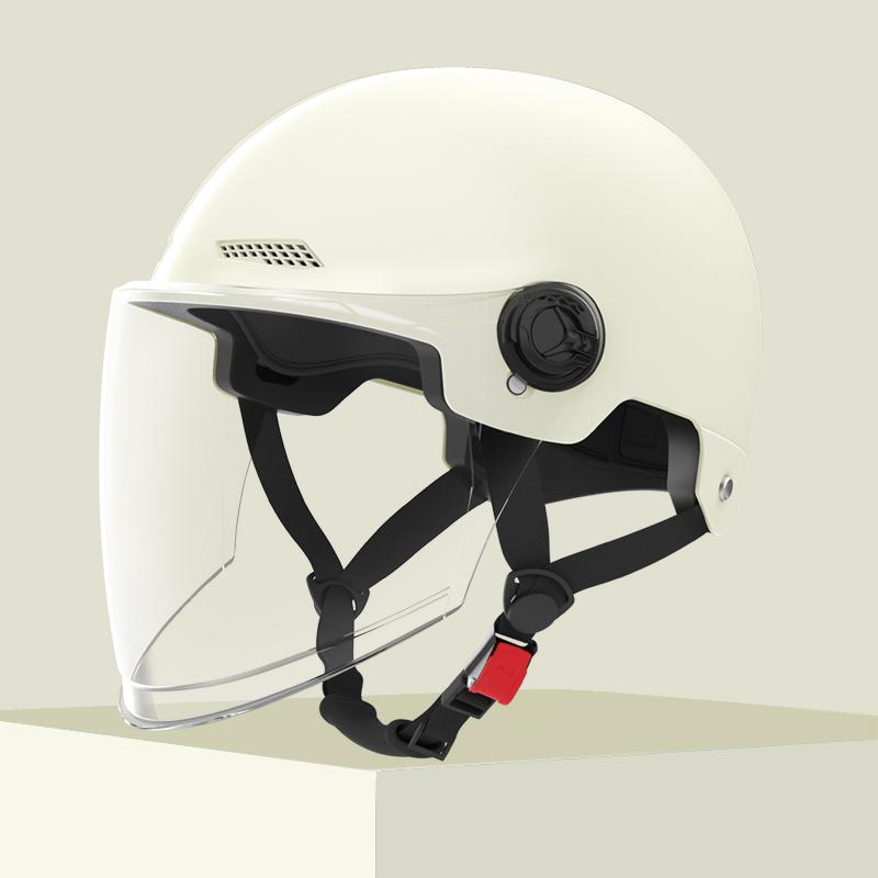 

2025 Шлем для электровелосипеда Мотоциклетный шлем Мужской Женский Полушлем летом белый