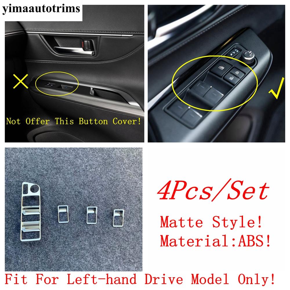 Car Door Armrest Window Lift Button Panel Decoration Cover Trim ABS Accessories Interior For Toyota Venza / Harrier  - 2024