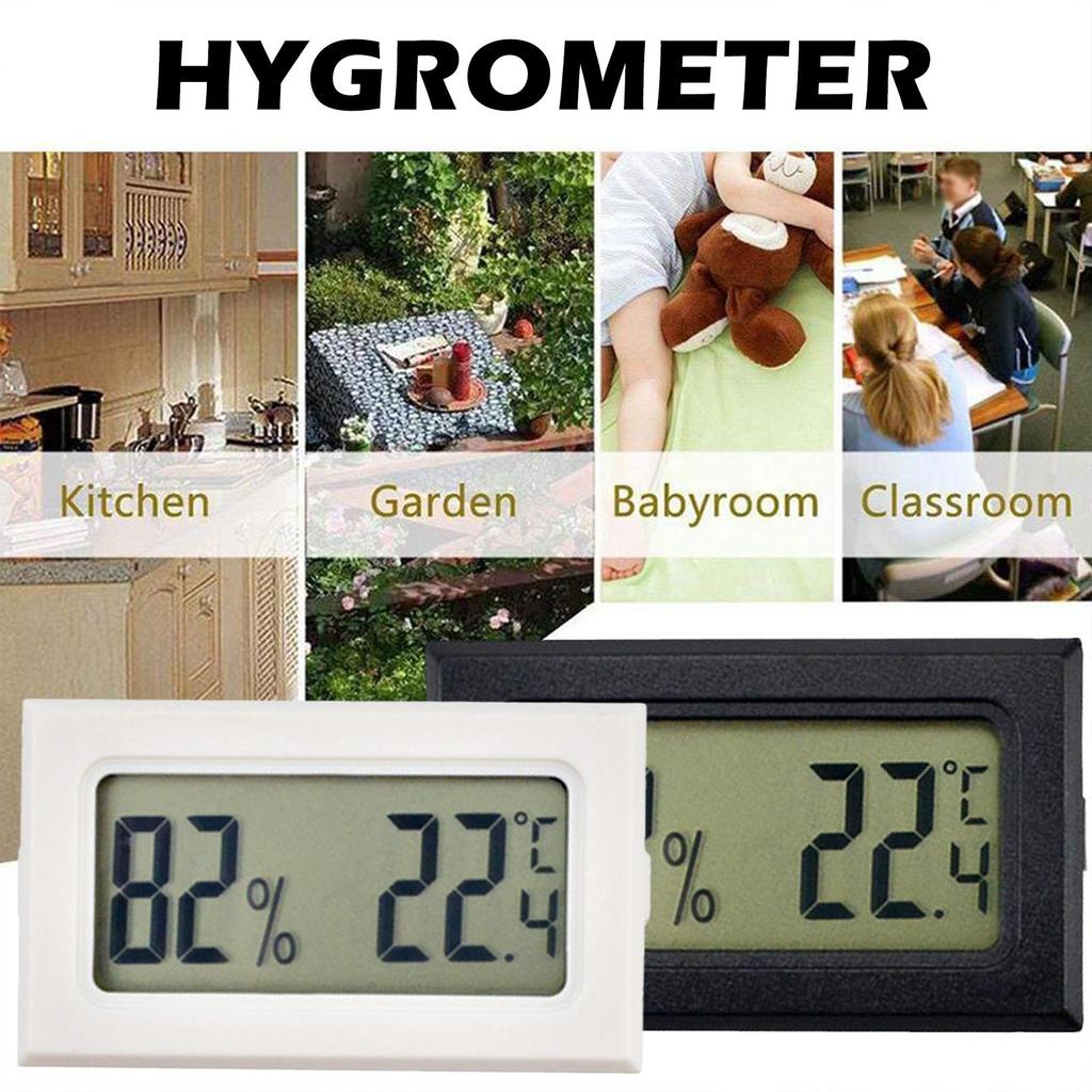Mini Digital LCD Indoor Convenient Temperature Sensor Humidity Meter Gauge Thermometer Hygrometer Gauge Instruments Probe
