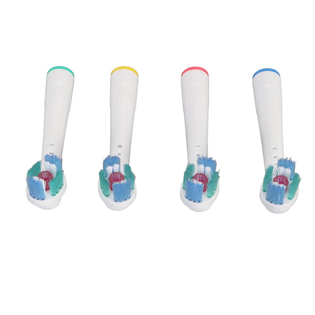 4pcs for Electric Toothbrush Brush Heads Rechargeable Toothbrush Heads Refill for Most Oral‑B Braun Handle