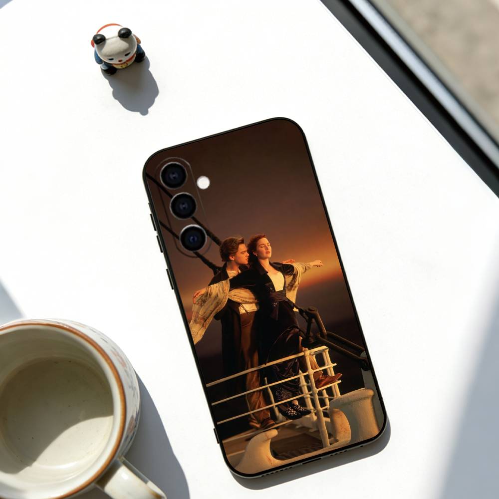 T-Titanic Phone Case Soft Black For Samsung Galaxy A73,A72,A71,A70,A53,A52,A51