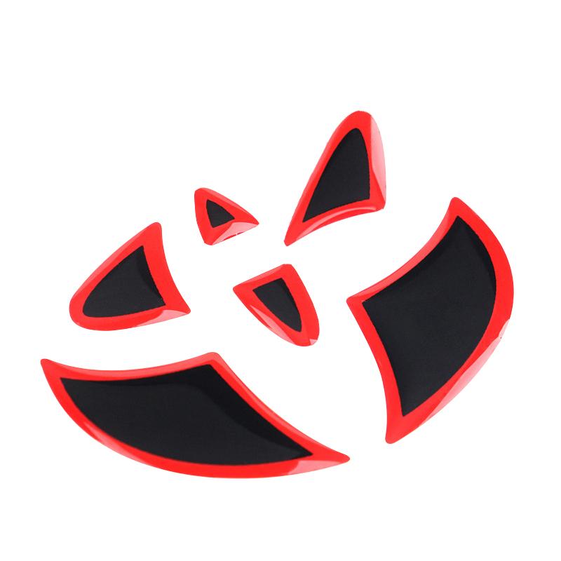 1X For Toyota Camry Corolla Crown Auris C-HR Protective Decoration Car Steering Wheel Front Rear Emblem Badge Logo Sticker OO8