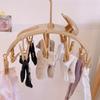 Cat Hangers With 10Pcs Clothes Pegs Indoor Outdoor Laundry Clips Underwear Socks
