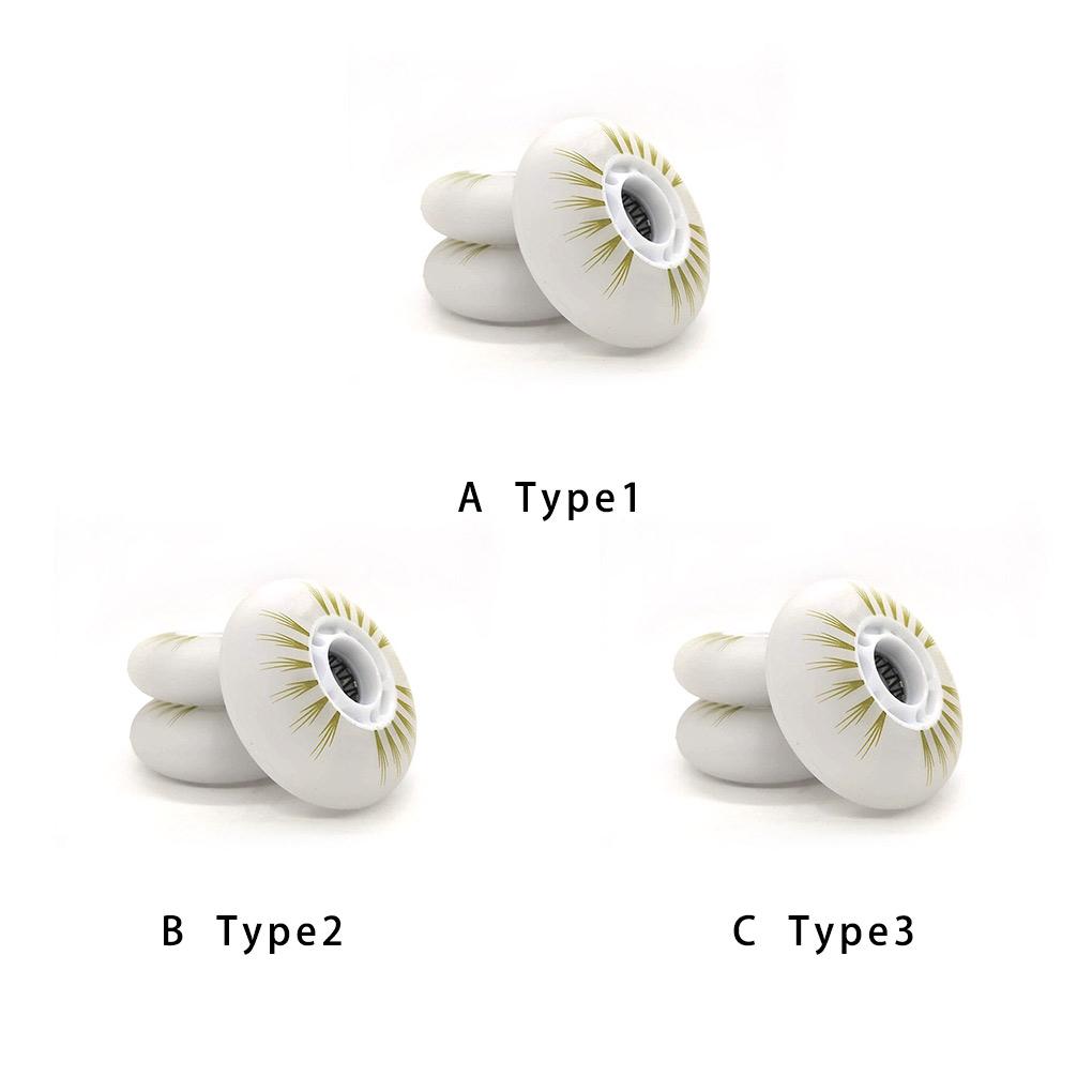 Dětské kolečkové brusle Kolečka LED osvětlení Kluzné PU kolečko na bruslení s ložisky Připevnění k setu skateboardu Začátečník