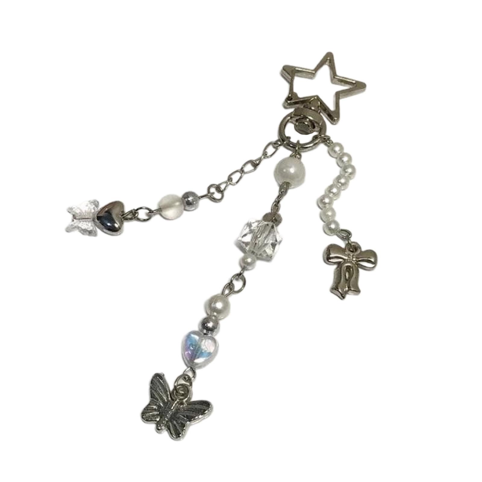 

Модный брелок-бабочка с бантом в форме сердца, кулон для рюкзака, сумки, подвески, украшения, милый кулон, подарок 1