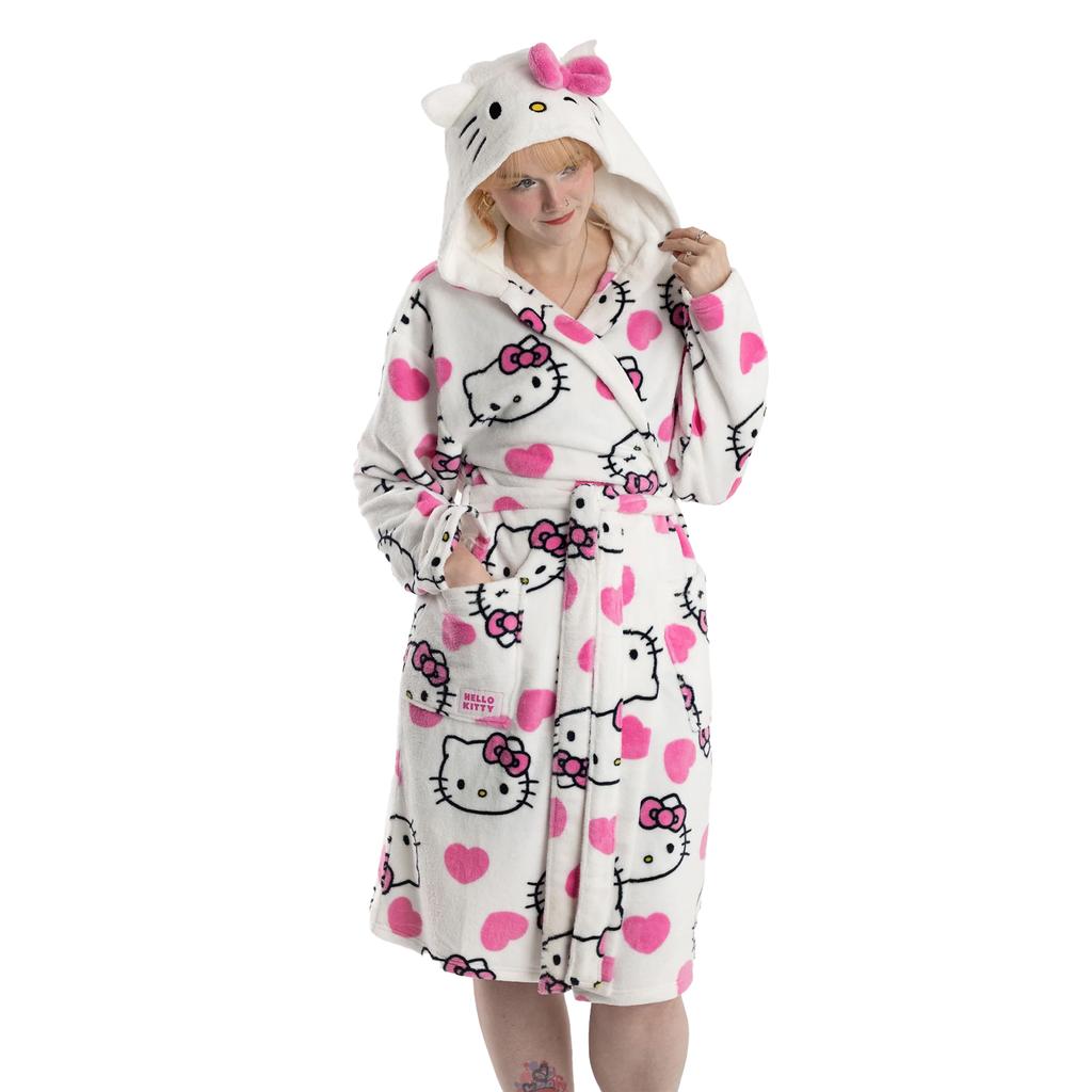 Hello Kitty Dámský/Dámský župan s kapucí