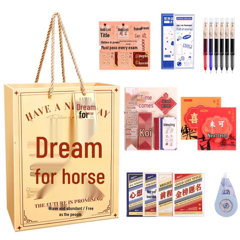 Student Motivational & Exam Stationery Set