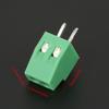 50pcs/set 2 Pin 2.54mm Pitch Green PCB Universal Screw Terminal Block Connector