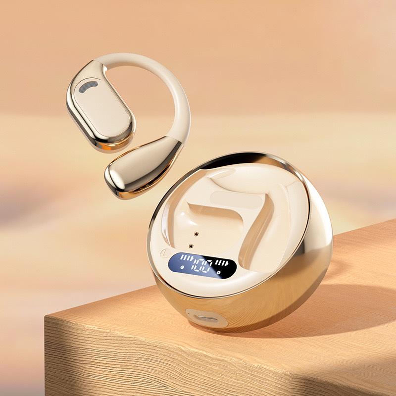 2024 YW01 Sports Wireless Ear-hook Headset with Digital Display and Ultra-Long Battery Life