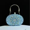 Pochette a Conchiglia con Strass Scintillanti e Catena per Eventi Serale