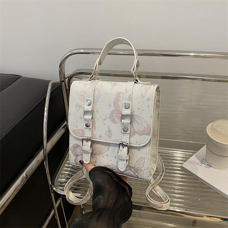 Premium Sense of Foreign Style Women's Backpack 2025 New Fashionable Versatile Backpack Student Travel Mini Schoolbag