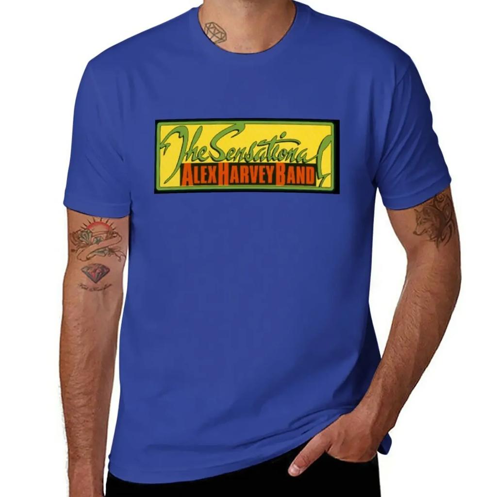 Trendingof The Best Of alex harvey T-Shirt funnys vintage heavy weight t shirts for men
