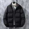 Men Thickened Warm Winter Casual Cotton Padded Stand Collar Jacket